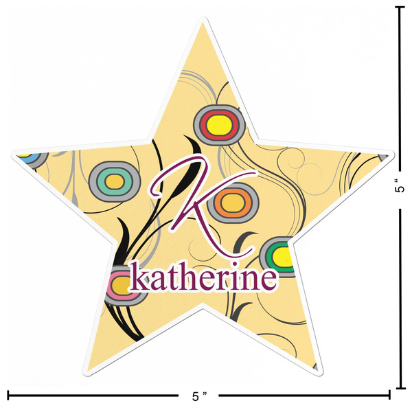 Ovals & Swirls Custom Shape Iron On Patches - L - APPROVAL