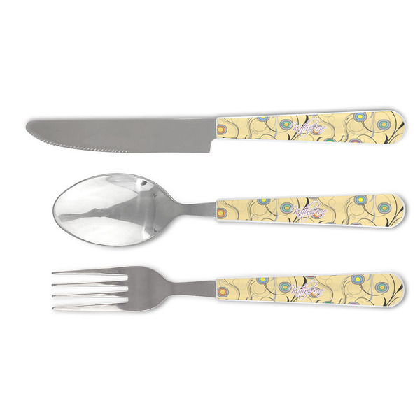 Custom Ovals & Swirls Cutlery Set (Personalized)