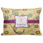 Ovals & Swirls Decorative Baby Pillowcase - 16"x12" (Personalized)