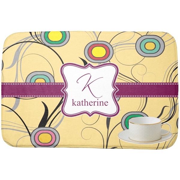 Ovals & Swirls Dish Drying Mat