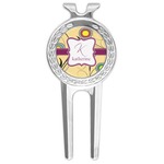 Ovals & Swirls Golf Divot Tool & Ball Marker (Personalized)