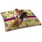 Ovals & Swirls Dog Bed - Small w/ Name and Initial