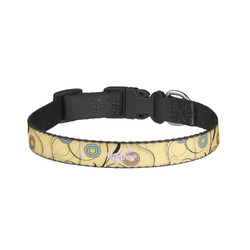 Ovals & Swirls Dog Collar - Small (Personalized)