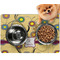 Ovals & Swirls Dog Food Mat - Small LIFESTYLE