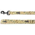 Ovals & Swirls Deluxe Dog Leash (Personalized)