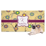 Ovals & Swirls Dog Towel (Personalized)