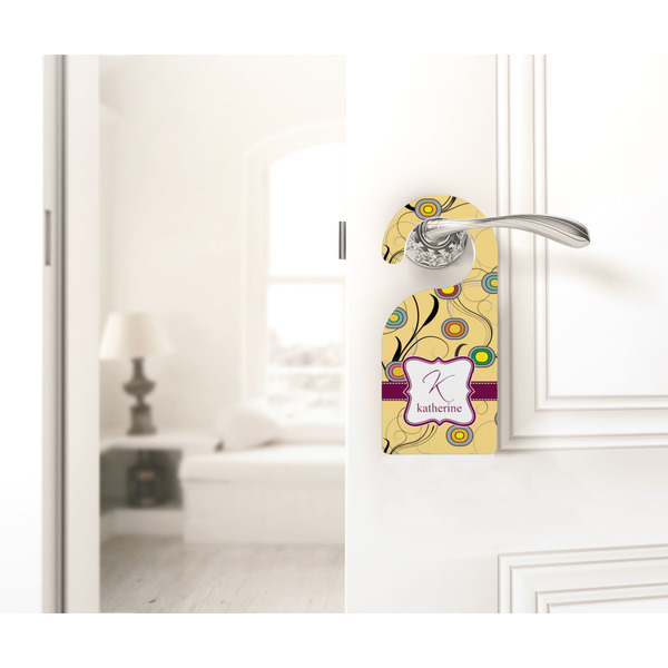 Ovals & Swirls Door Hanger - LIFESTYLE