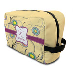 Ovals & Swirls Toiletry Bag / Dopp Kit (Personalized)