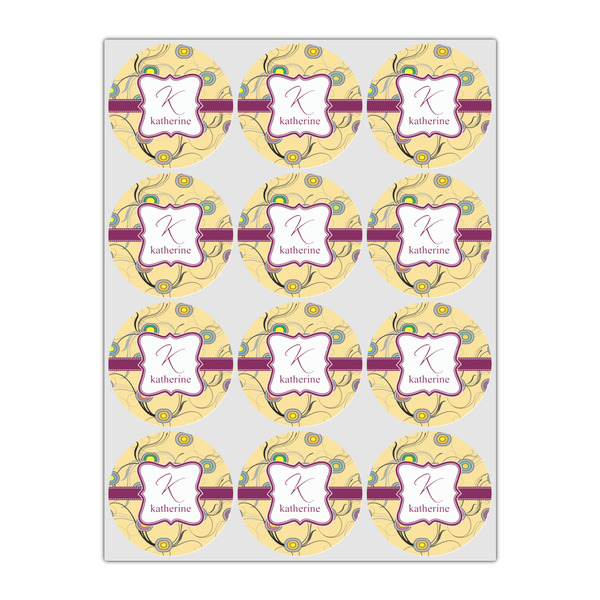 Ovals & Swirls Drink Topper - Small - Set of 12