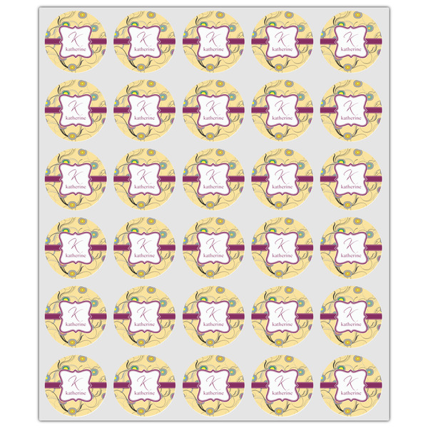 Ovals & Swirls Drink Topper - XSmall - Set of 30