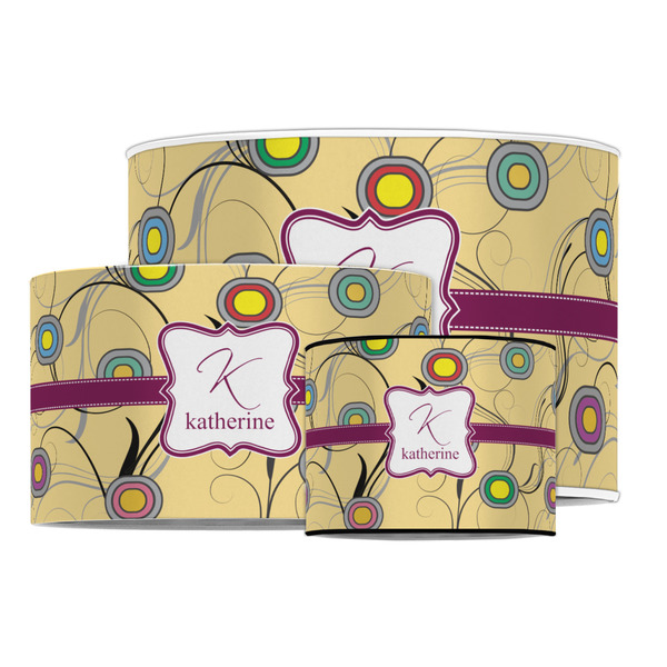 Ovals & Swirls Drum Lampshades - MAIN