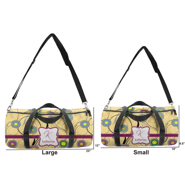 Ovals & Swirls Duffle Bag Small and Large
