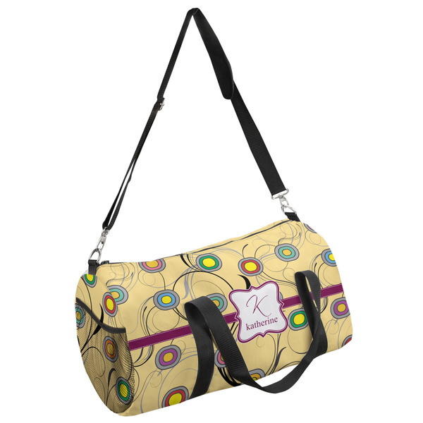 Custom Ovals & Swirls Duffel Bag - Small (Personalized)