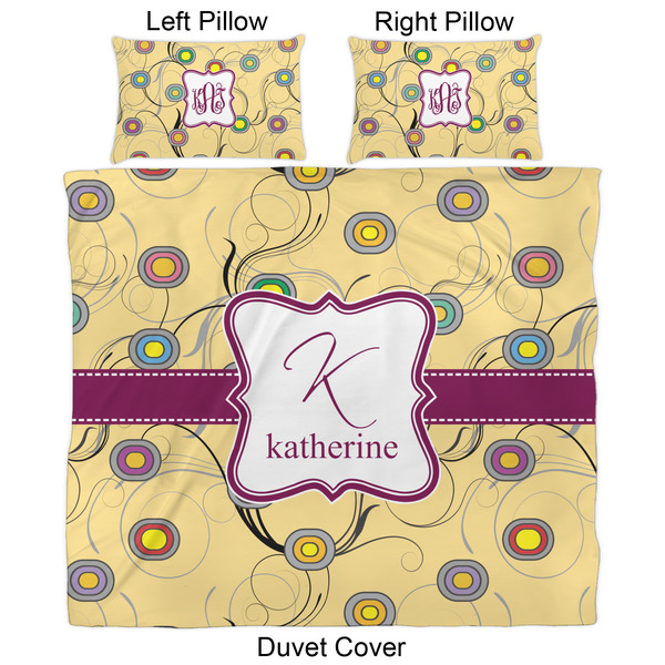 Ovals & Swirls Duvet Cover Set - King - Approval