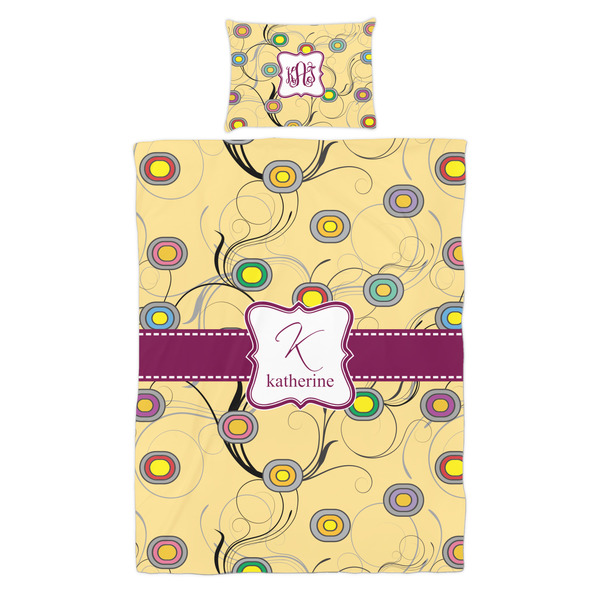 Ovals & Swirls Duvet Cover Set - Twin - Alt Approval