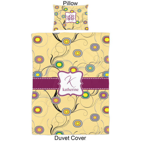 Ovals & Swirls Duvet Cover Set - Twin - Approval