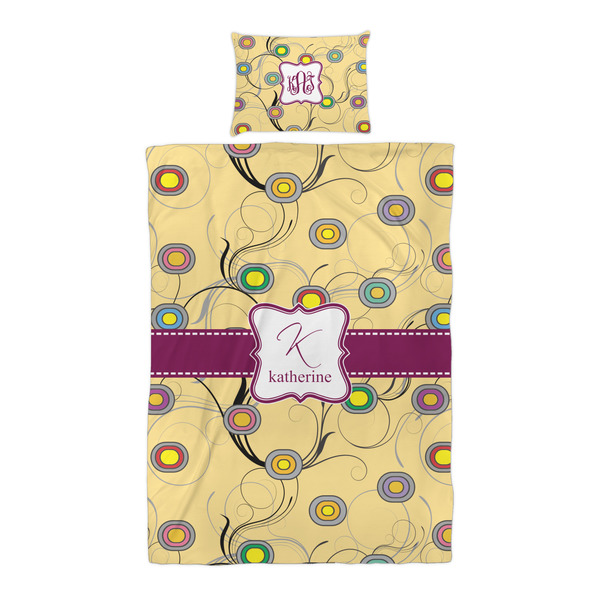 Ovals & Swirls Duvet Cover Set - Twin XL - Alt Approval