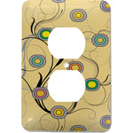 Ovals & Swirls Electric Outlet Plate