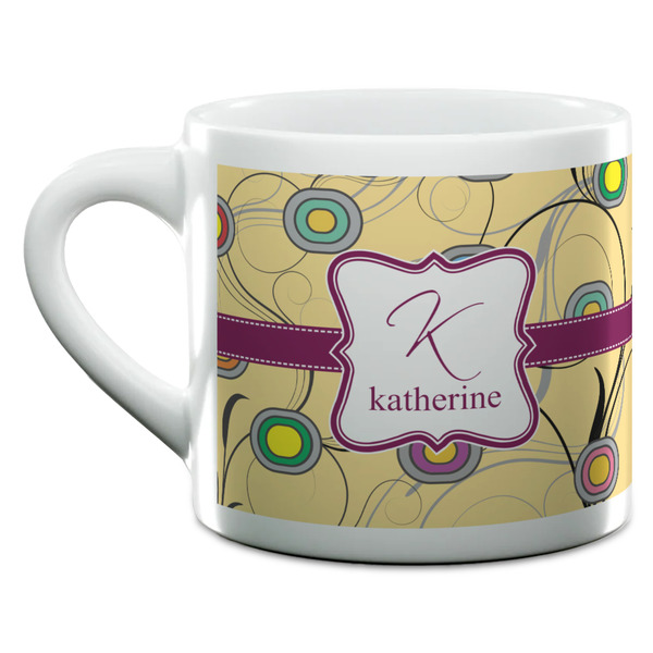 Ovals & Swirls Espresso Cup - 6oz (Double Shot) (MAIN)