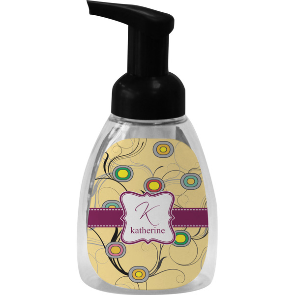 Custom Ovals & Swirls Foam Soap Bottle (Personalized)