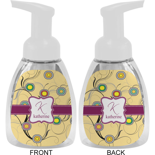 Ovals & Swirls Foam Soap Bottle Approval - White