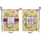 Ovals & Swirls Garden Flag - Double Sided Front and Back