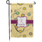 Ovals & Swirls Garden Flag (Personalized)