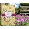 Ovals & Swirls Garden Flag - Outside In Flowers