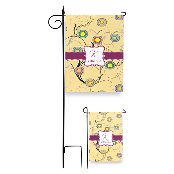 Ovals & Swirls Garden Flag - PARENT/MAIN