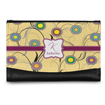 Ovals & Swirls Genuine Leather Women's Wallet - Small (Personalized)