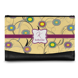 Ovals & Swirls Genuine Leather Women's Wallet - Small (Personalized)