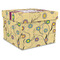 Ovals & Swirls Gift Box with Lid - Canvas Wrapped - X-Large (Personalized)