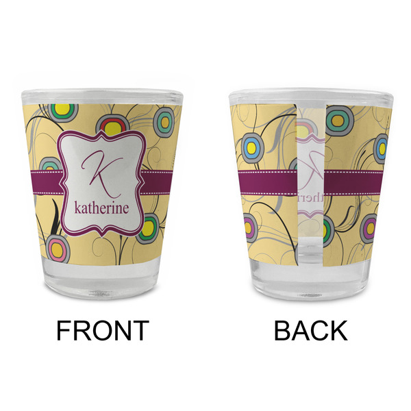 Ovals & Swirls Glass Shot Glass - Standard - APPROVAL