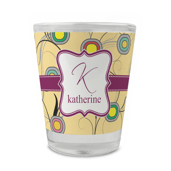 Ovals & Swirls Glass Shot Glass - Standard - FRONT