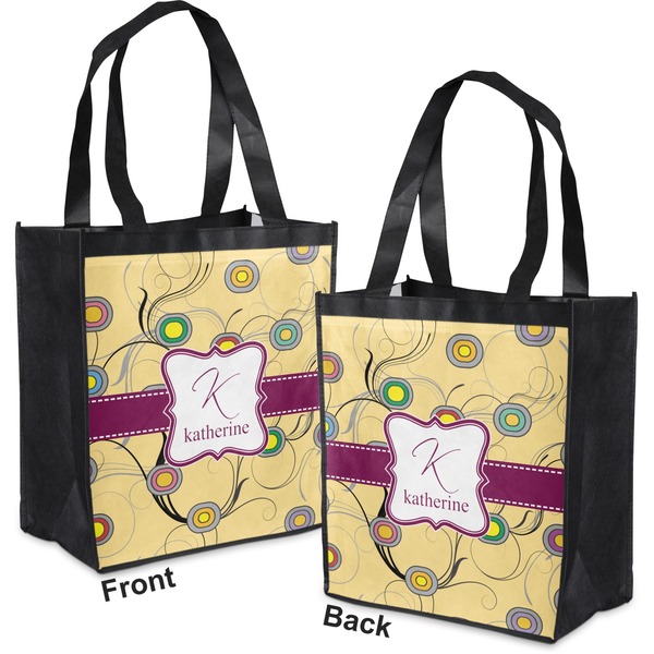 Ovals & Swirls Grocery Bag - Apvl