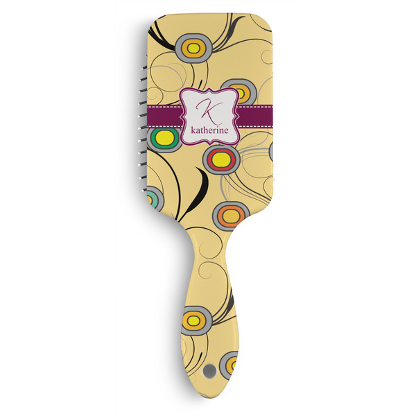 Custom Ovals & Swirls Hair Brushes (Personalized)