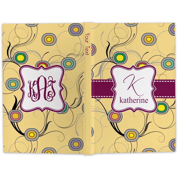 Ovals & Swirls Hard Cover Journal - Apvl