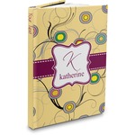 Ovals & Swirls Hardbound Journal - 7.25" x 10" (Personalized)