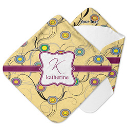 Ovals & Swirls Hooded Baby Towel (Personalized)