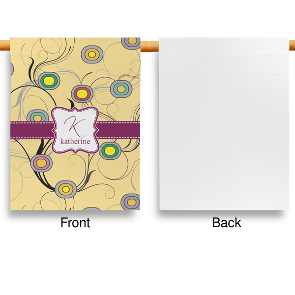 Ovals & Swirls House Flags - Single Sided - APPROVAL