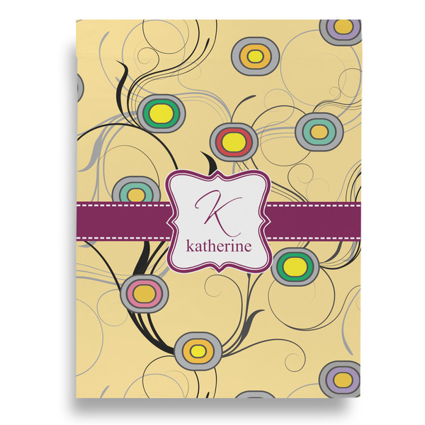 Ovals & Swirls House Flags - Single Sided - FRONT