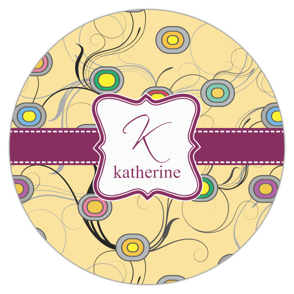 Ovals & Swirls Icing Circle - Medium - Single