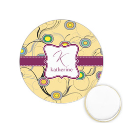 Ovals & Swirls Printed Cookie Topper - 1.25" (Personalized)
