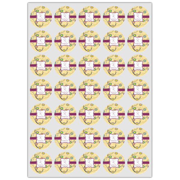 Ovals & Swirls Icing Circle - XSmall - Set of 35