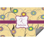 Ovals & Swirls Indoor / Outdoor Rug - 6'x8' w/ Name and Initial