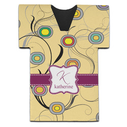 Ovals & Swirls Jersey Bottle Cooler (Personalized)