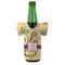 Ovals & Swirls Jersey Bottle Cooler - Set of 4 - FRONT (on bottle)