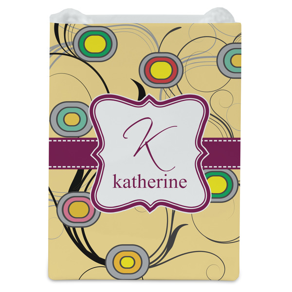 Ovals & Swirls Jewelry Gift Bag - Matte - Front