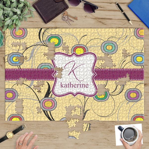 Ovals & Swirls Jigsaw Puzzle 1014 Piece - In Context