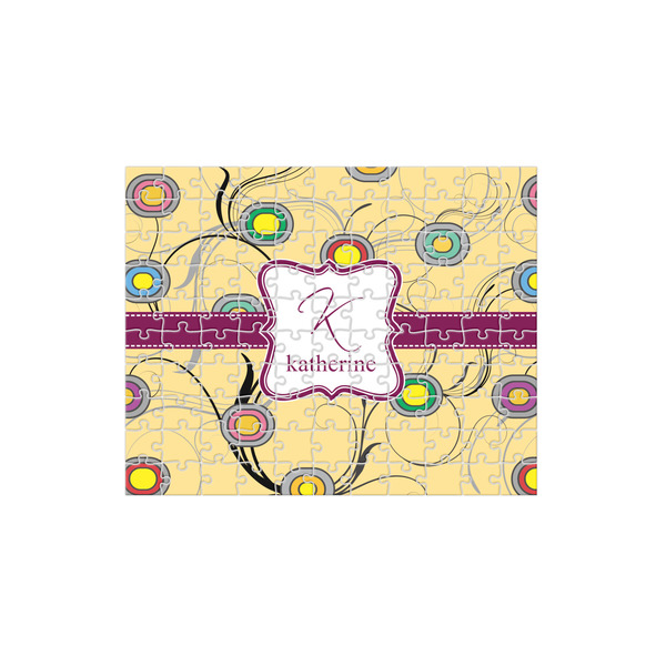 Custom Ovals & Swirls 110 pc Jigsaw Puzzle (Personalized)